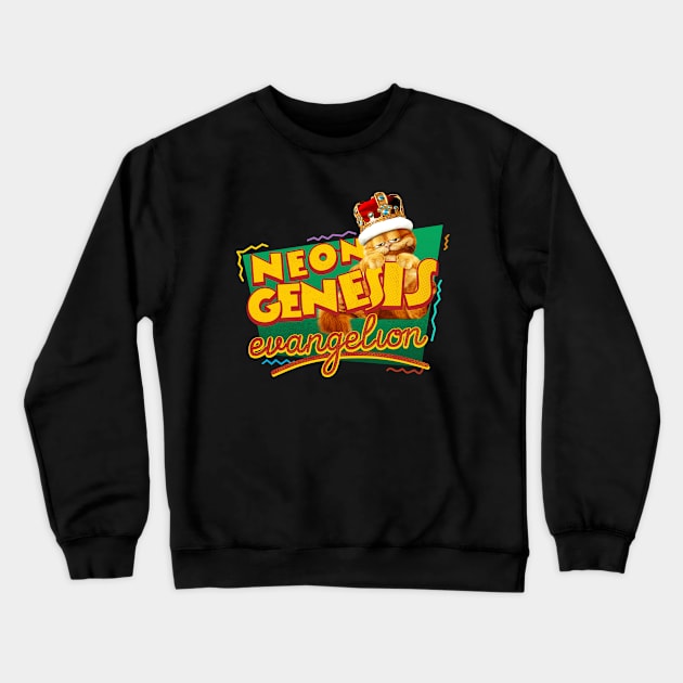 NEW NEON GENESIS EVANGELION KING Crewneck Sweatshirt by Rurulako